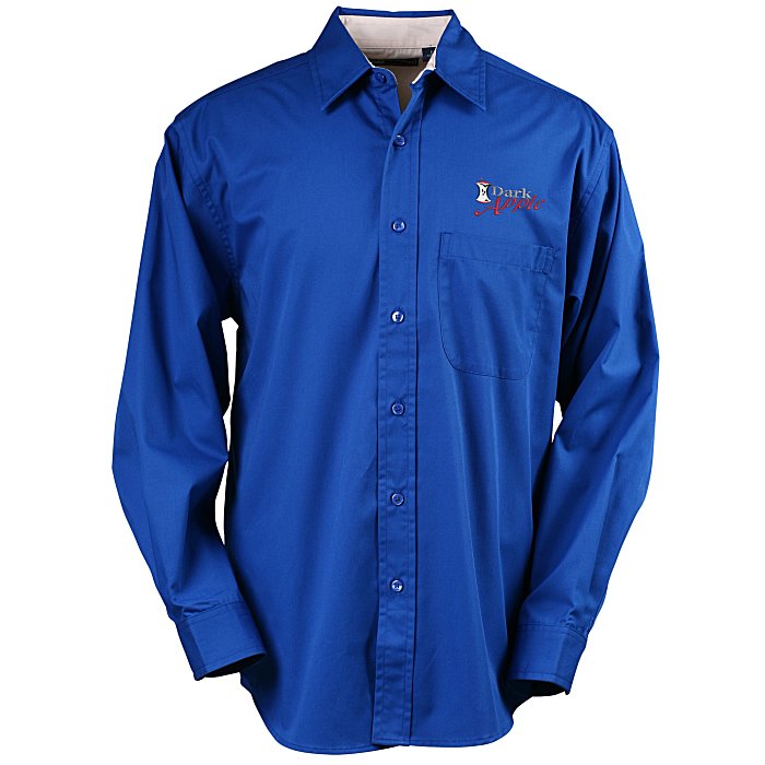 Custom Peached Fine Line Twill Shirt - Men's