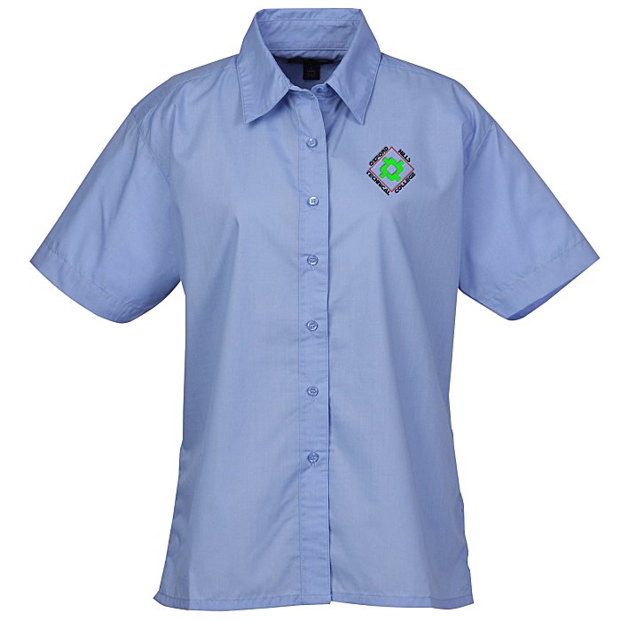 Custom Blue Generation SS Featherweight Poplin - Ladies'