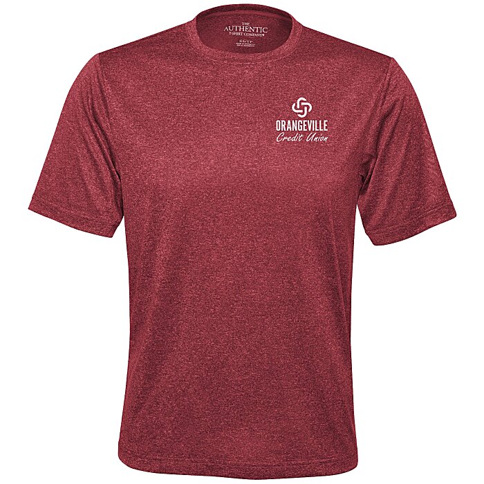 Custom Pro Team Heathered Performance Tee - Men's - Screen