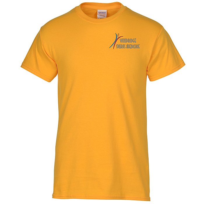 Custom Gildan Heavy Cotton T-Shirt - Men's - Embroidered