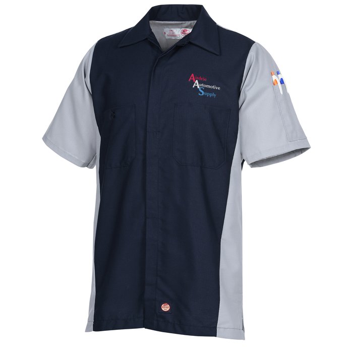Custom Red Kap Short Sleeve Crew Shirt