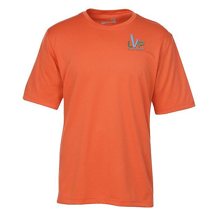 Custom Popcorn Knit Performance Tee - Men's - Embroidered