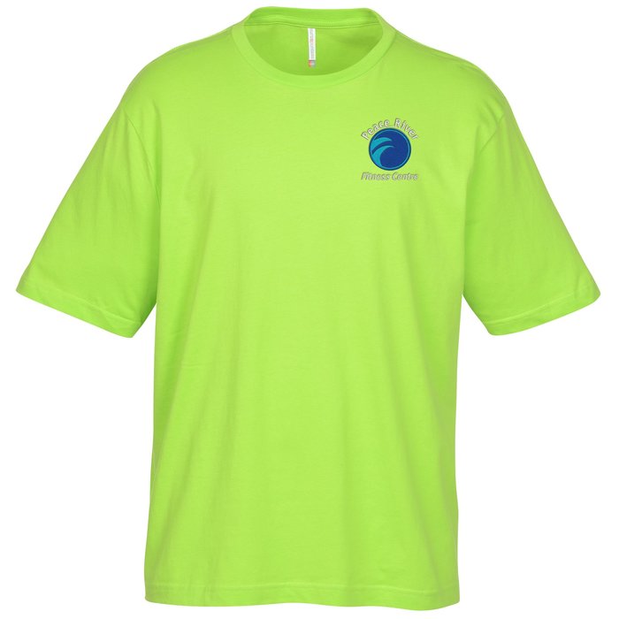 Custom Euro Spun Cotton T-Shirt - Men's - Embroidered