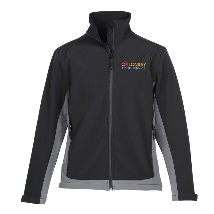 Custom Concord Colourblock Soft Shell Jacket - Men's