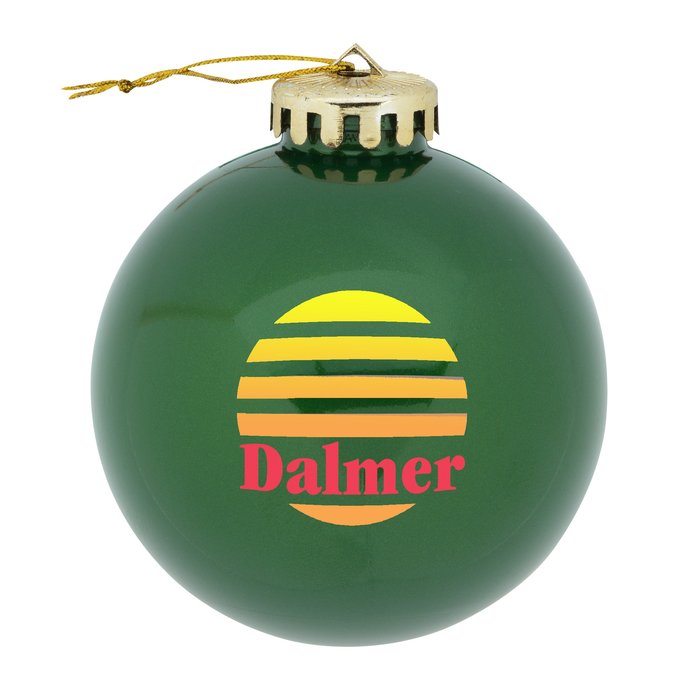 Custom Round Shatterproof Ornament - Opaque - Full Colour