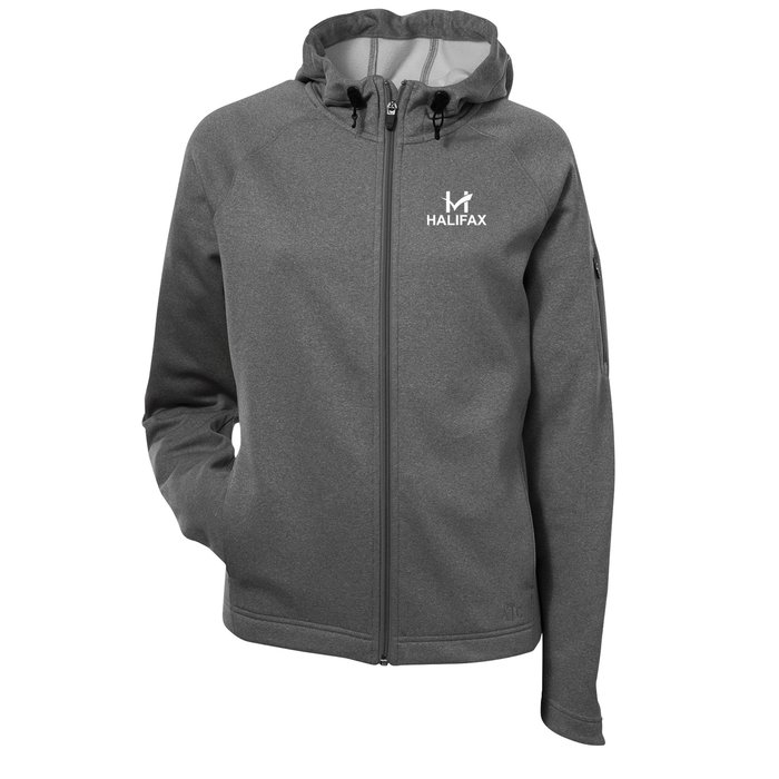 Custom PTech Moisture Wicking Full-Zip Sweatshirt - Ladies' - Screen