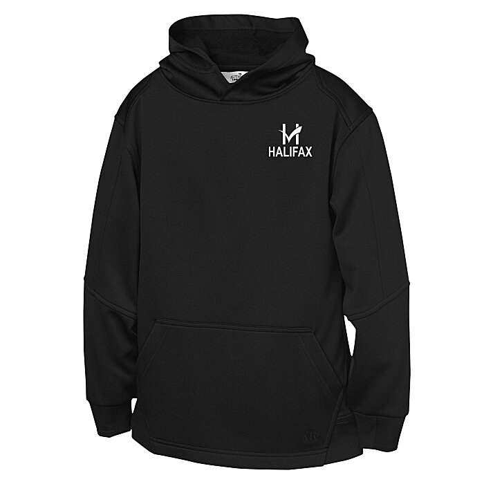 Custom PTech Moisture Wicking Hooded Sweatshirt - Youth - Screen