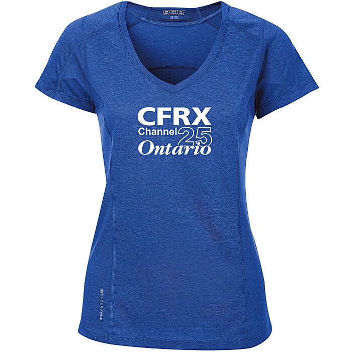 Custom OGIO Endurance Pulse V-Neck Tee - Ladies' - Screen