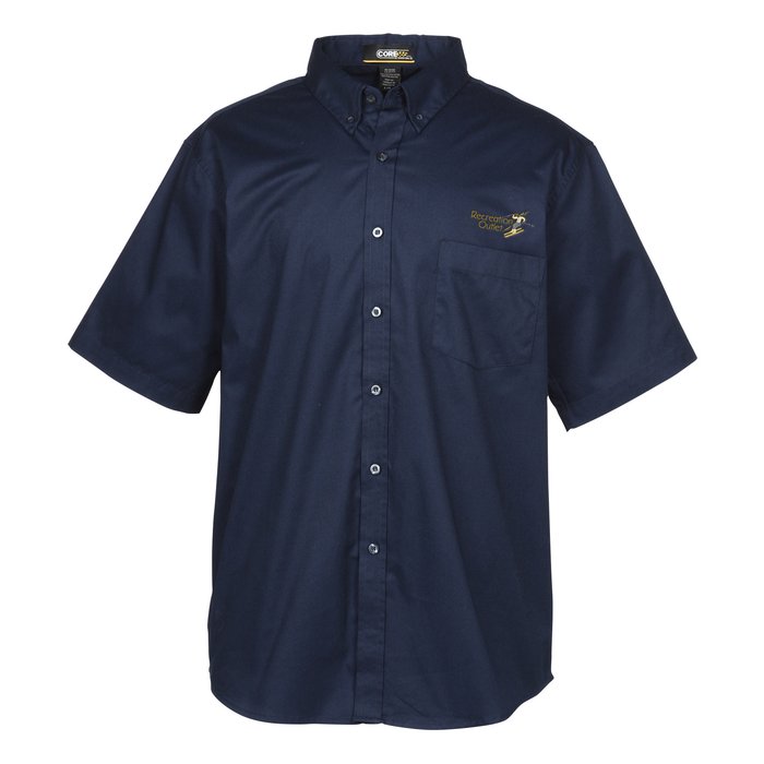 Custom Operate Short Sleeve Twill Shirt - Men's