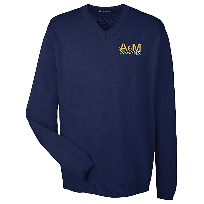 Custom Pilbloc V-Neck Sweater - Men's