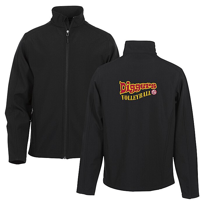 Custom Crossland Soft Shell Jacket - Men's - Back Embroidered