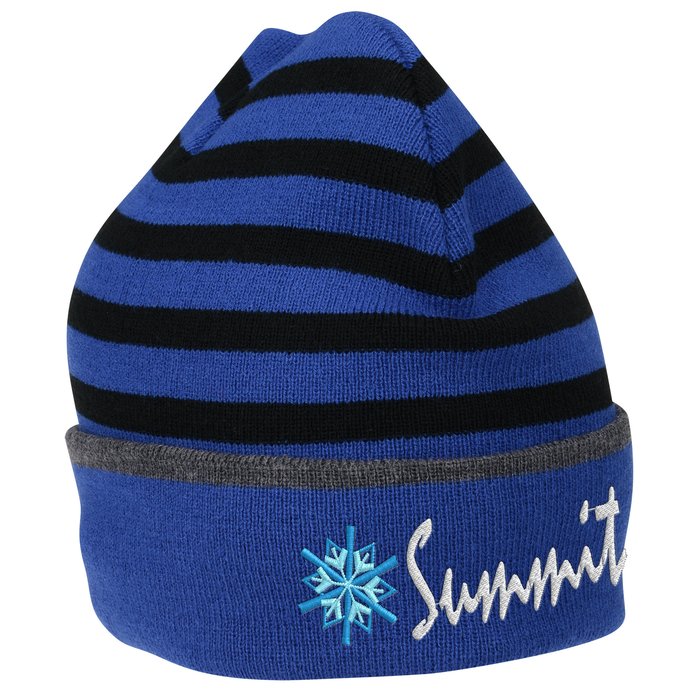 Custom Thin Stripes Cuffed Toque