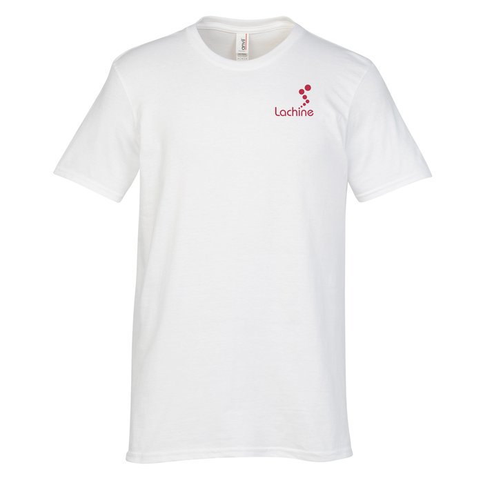 Custom Gildan Lightweight T-Shirt - Men's - White - Screen