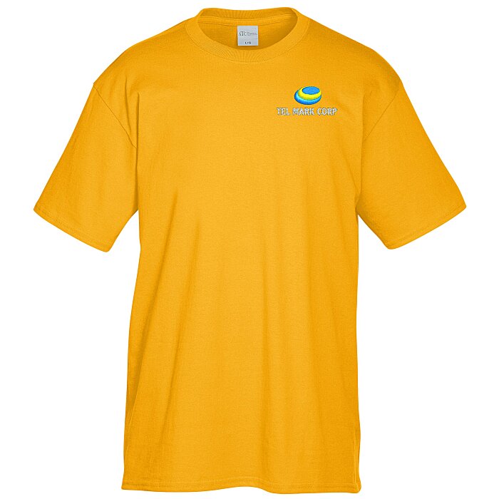 Custom Everyday Cotton T-Shirt - Men's - Colours - Embroidered