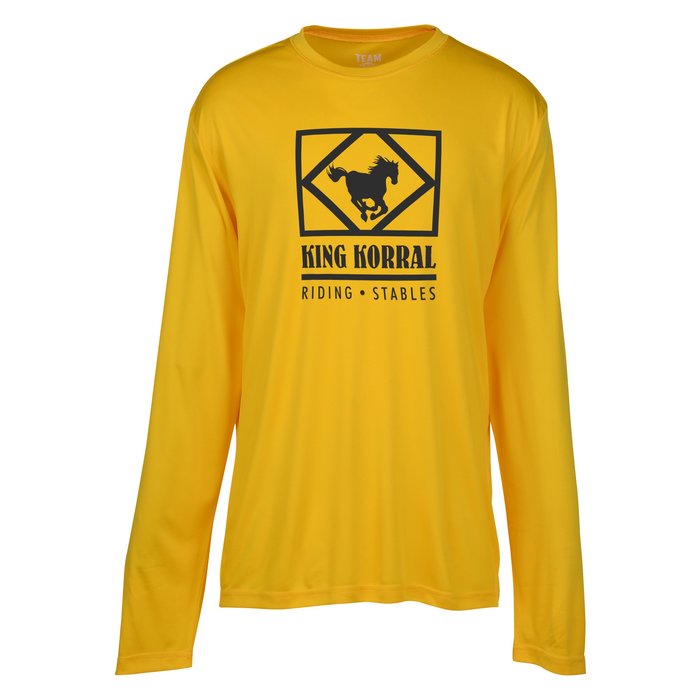 Custom Zone Performance Long Sleeve Tee - Men's - Screen