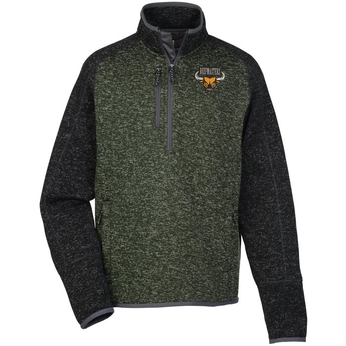 Custom Vorlage 1/2-Zip Knit Jacket - Men's