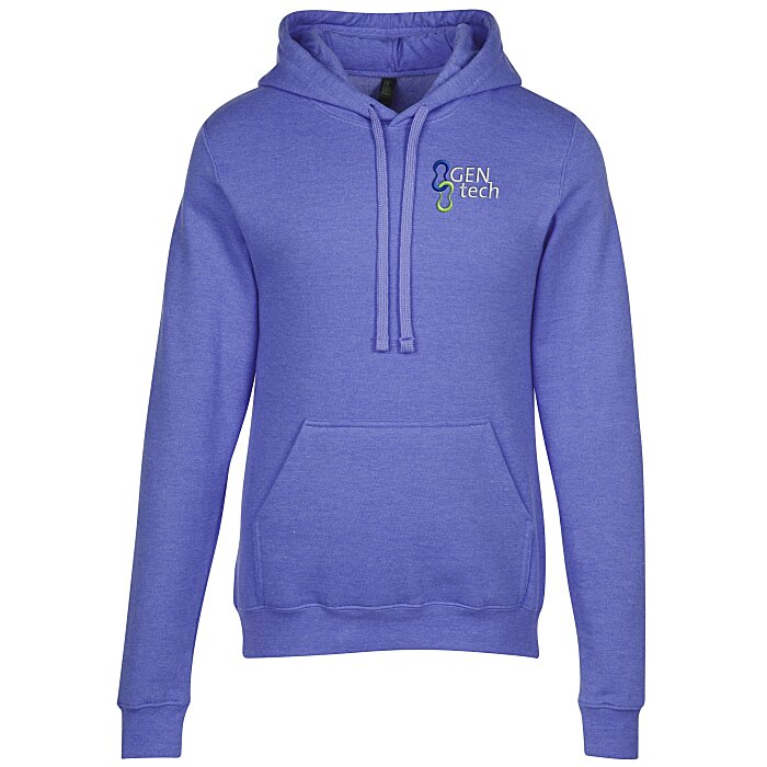 Custom M&O Knits Cotton Blend Hooded Sweatshirt - Embroidered