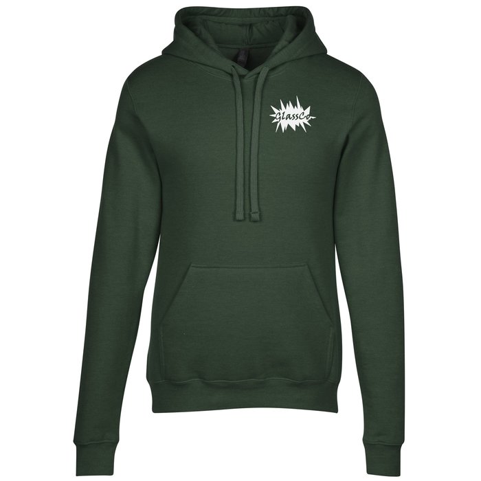 Custom M&O Knits Cotton Blend Hooded Sweatshirt - Screen
