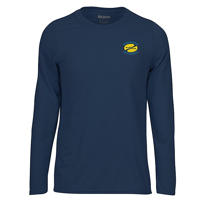 Custom Gildan Performance LS Tee - Men's - Embroidered