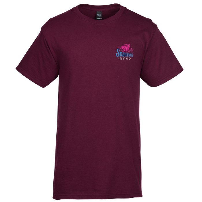 Custom M&O Gold Soft Touch T-Shirt - Embroidered