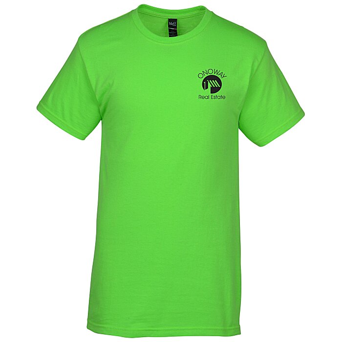 Custom M&O Gold Soft Touch T-Shirt - Colours - Screen