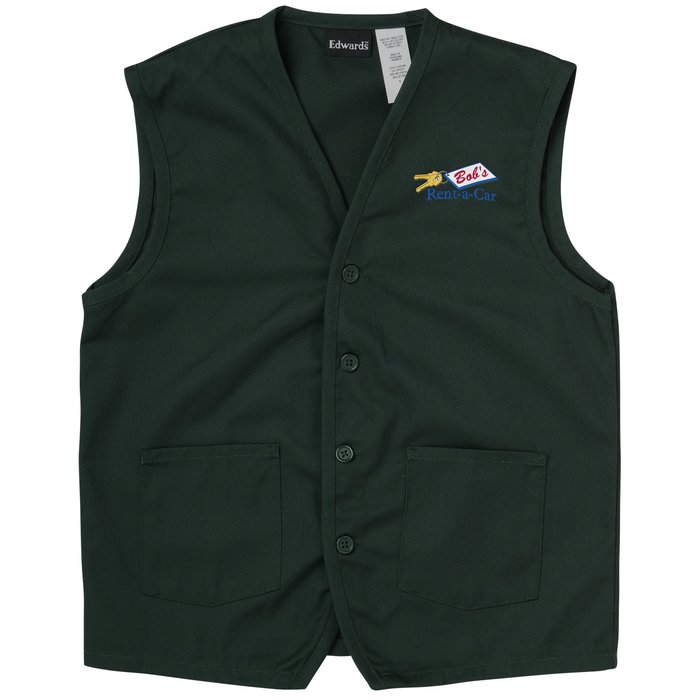 Custom Apron Vest with Two Waist Pockets