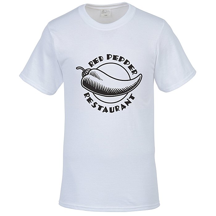 Custom Everyday Blend T-Shirt - White - Screen