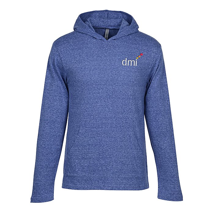 Custom Lightweight Tri-Blend Hoodie - Embroidered