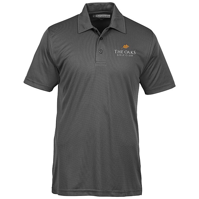 Custom Nailhead Performance Interlock Polo - Men's
