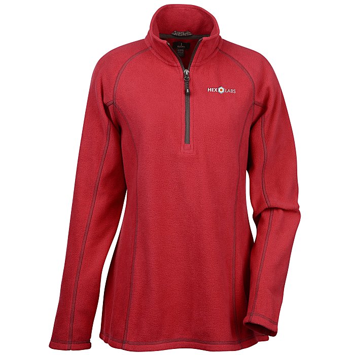 Custom Rixford 1/2-Zip Pullover Microfleece - Ladies' - 24 hr