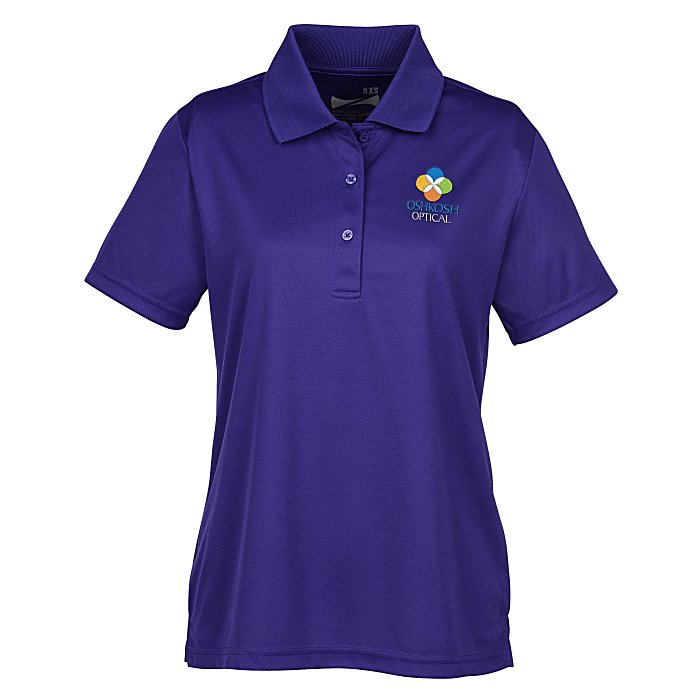 Custom Harrison Surface Mesh Polo - Ladies'