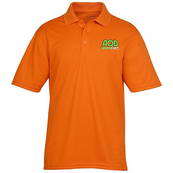 Custom Spin Dye Pique Polo - Men's