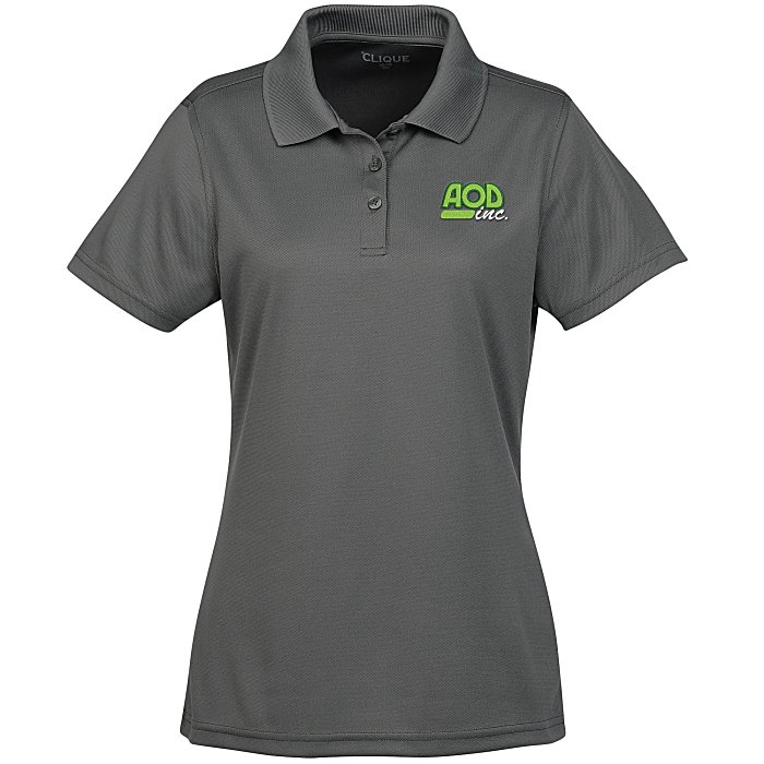 Custom Spin Dye Pique Polo - Ladies'