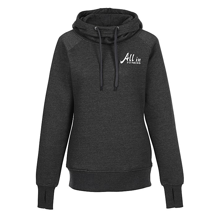 Custom ESActive Vintage Hooded Sweatshirt - Ladies' - Screen
