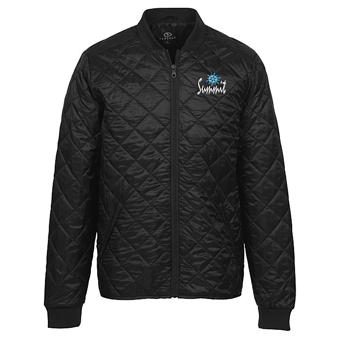 Custom Diamond Quilted Jacket - Men's