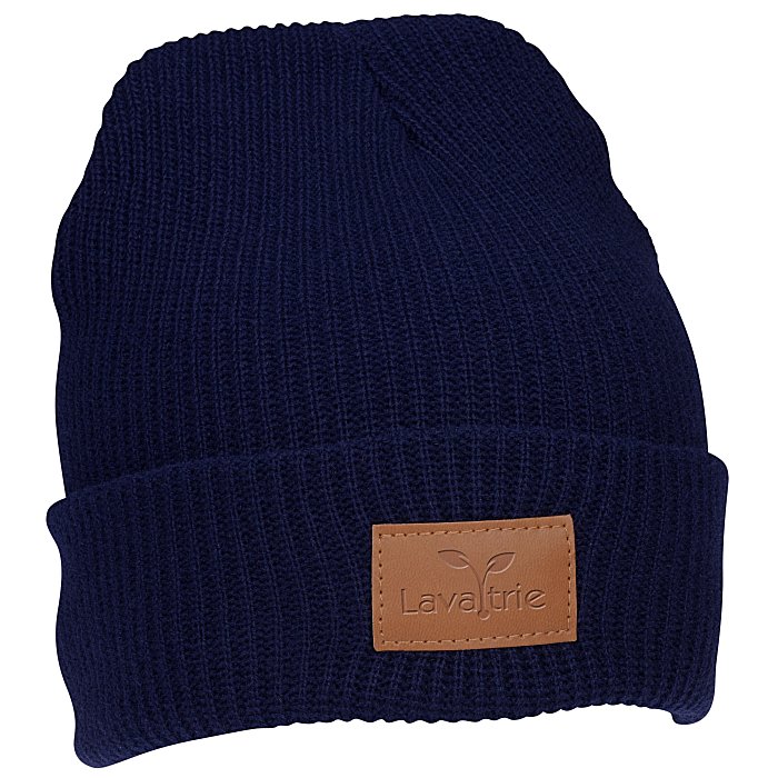 Custom Rib Knit Cuffed Beanie