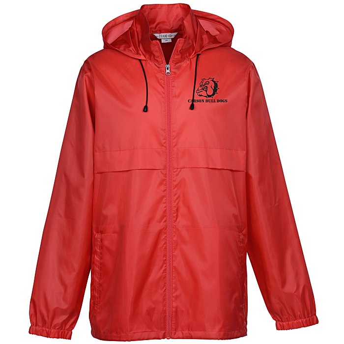 Custom Zone Lightweight Hooded Jacket - Screen