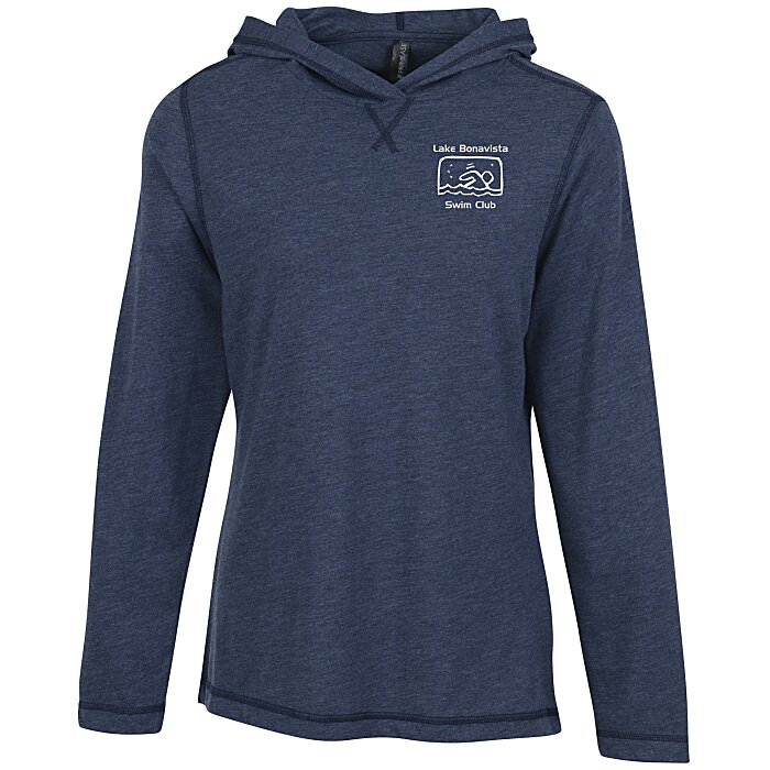 Custom Primease Tri-Blend Hooded Tee - Ladies'