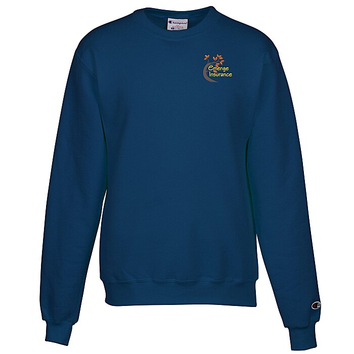 Custom Champion Powerblend Crew Sweatshirt