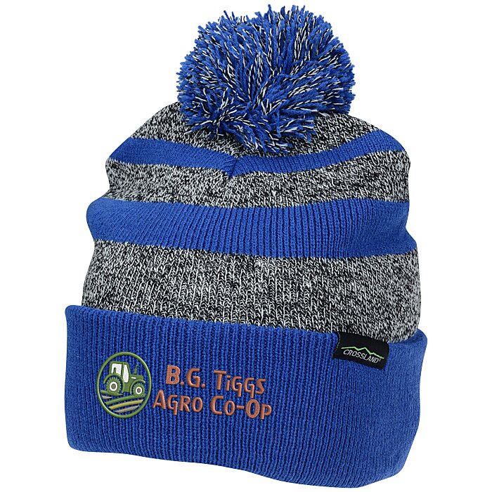 Custom Crossland Heather Pom Toque