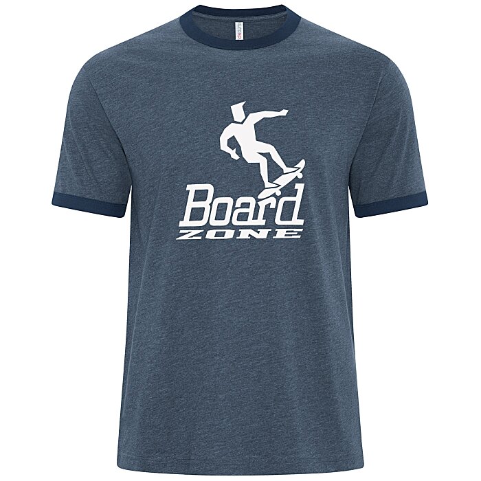 Custom Euro Spun Ringer Tee - Colours