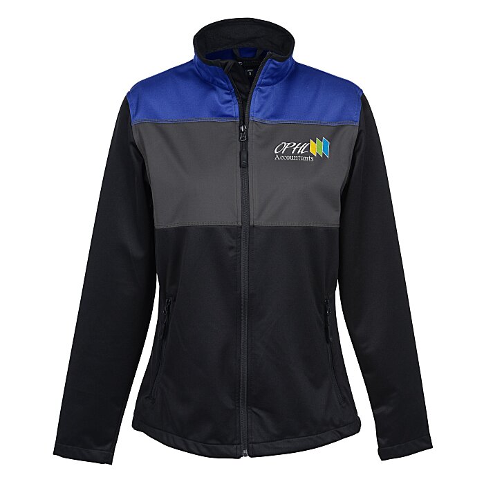 Custom Alexandria Lightweight Colourblock Jacket - Ladies'