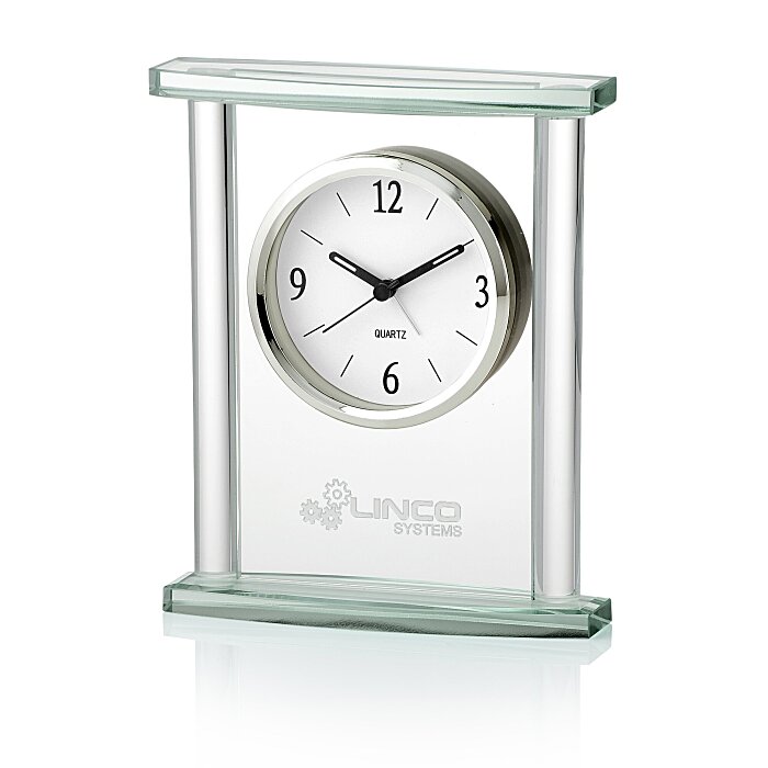 Custom Captivate Jade Clock