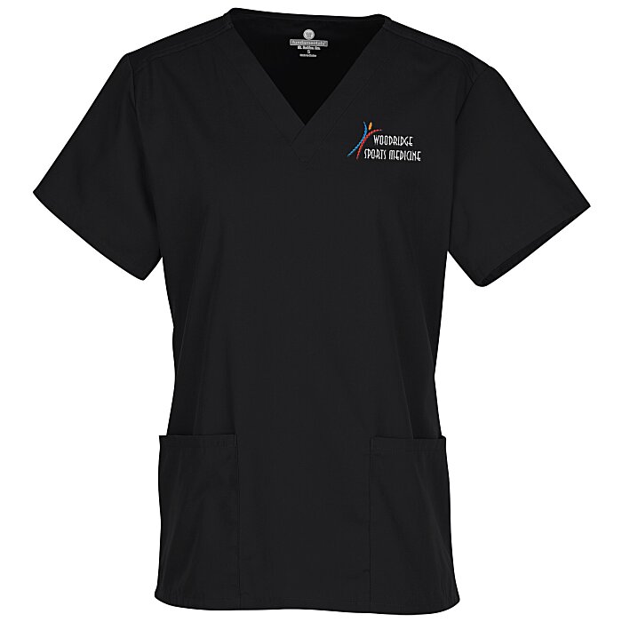 Custom Fundamentals Two Pocket Scrub Top - Ladies'