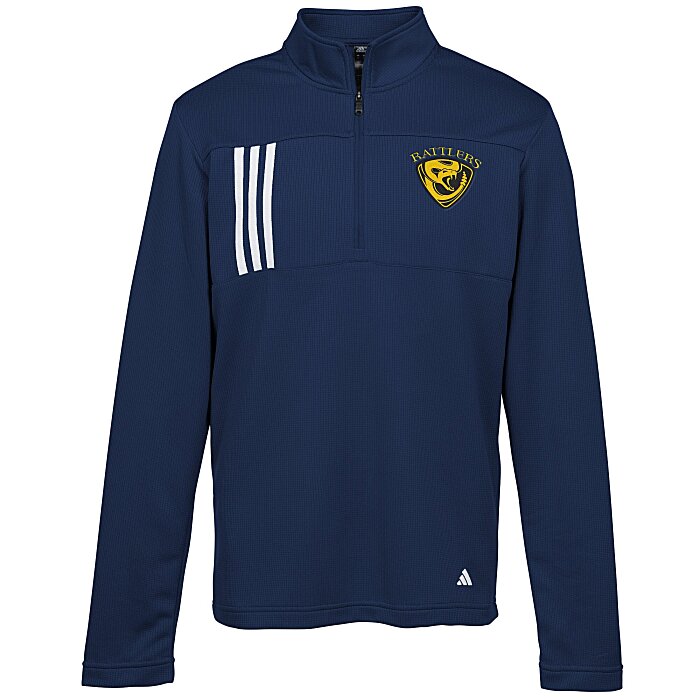 Custom adidas 3-Stripes Double Knit 1/4-Zip Pullover