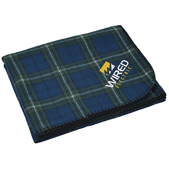 Custom Aberdeen Fleece Blanket - Embroidered