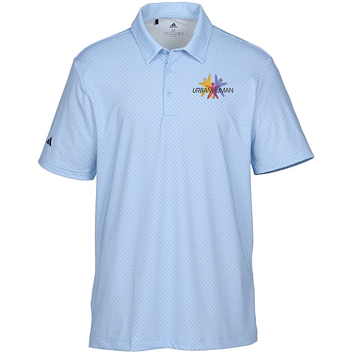 Custom adidas Diamond Dot Print Polo