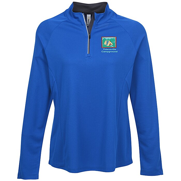 Custom Origin Performance Pique 1/4-Zip - Ladies'