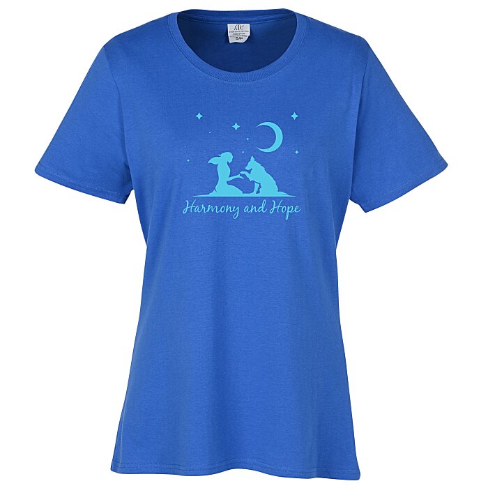 Custom Everyday Ringspun Cotton T-Shirt - Ladies'