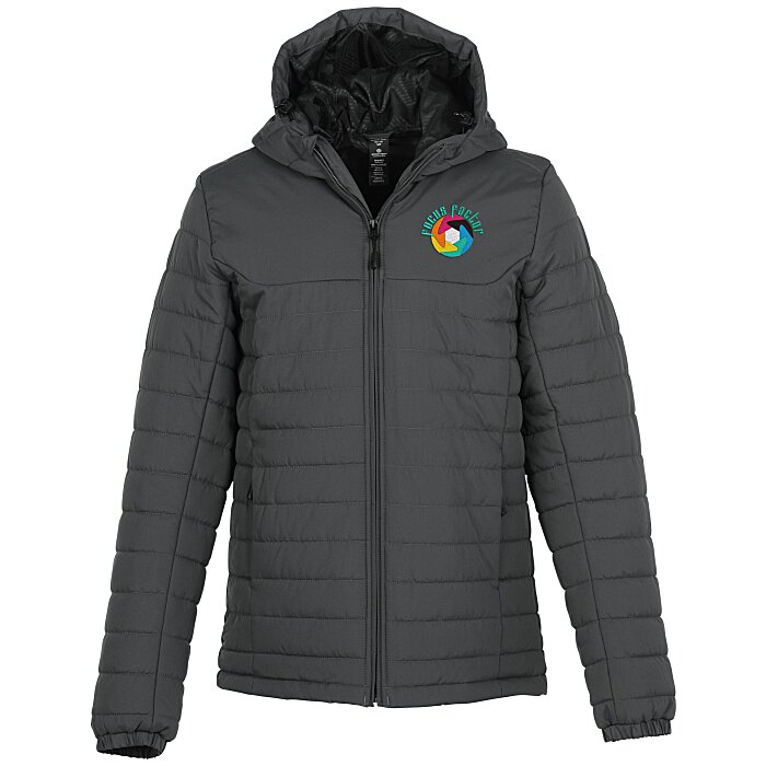 Custom Stormtech Nautilus Quilted Hooded Puffer Jacket - Men's